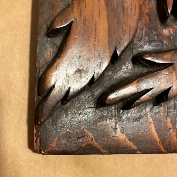 Vintage Hand carved Wood Pheasant Wall Art Eclectic Grandpa - Picture 11 of 12